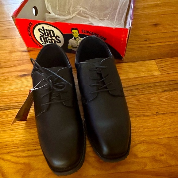 NWT* Slip Grips men slip resistant shoes 9.5M - Picture 4 of 6